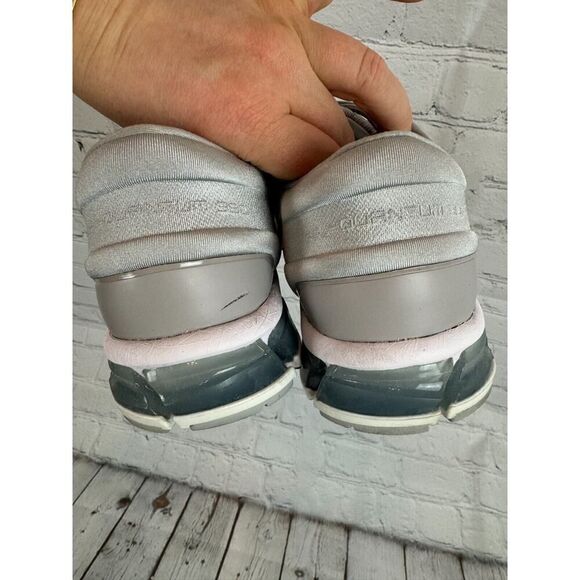 ASICS gray silver fabric GEL-QUANTUM 360 women running shoes 9 - Picture 8 of 14